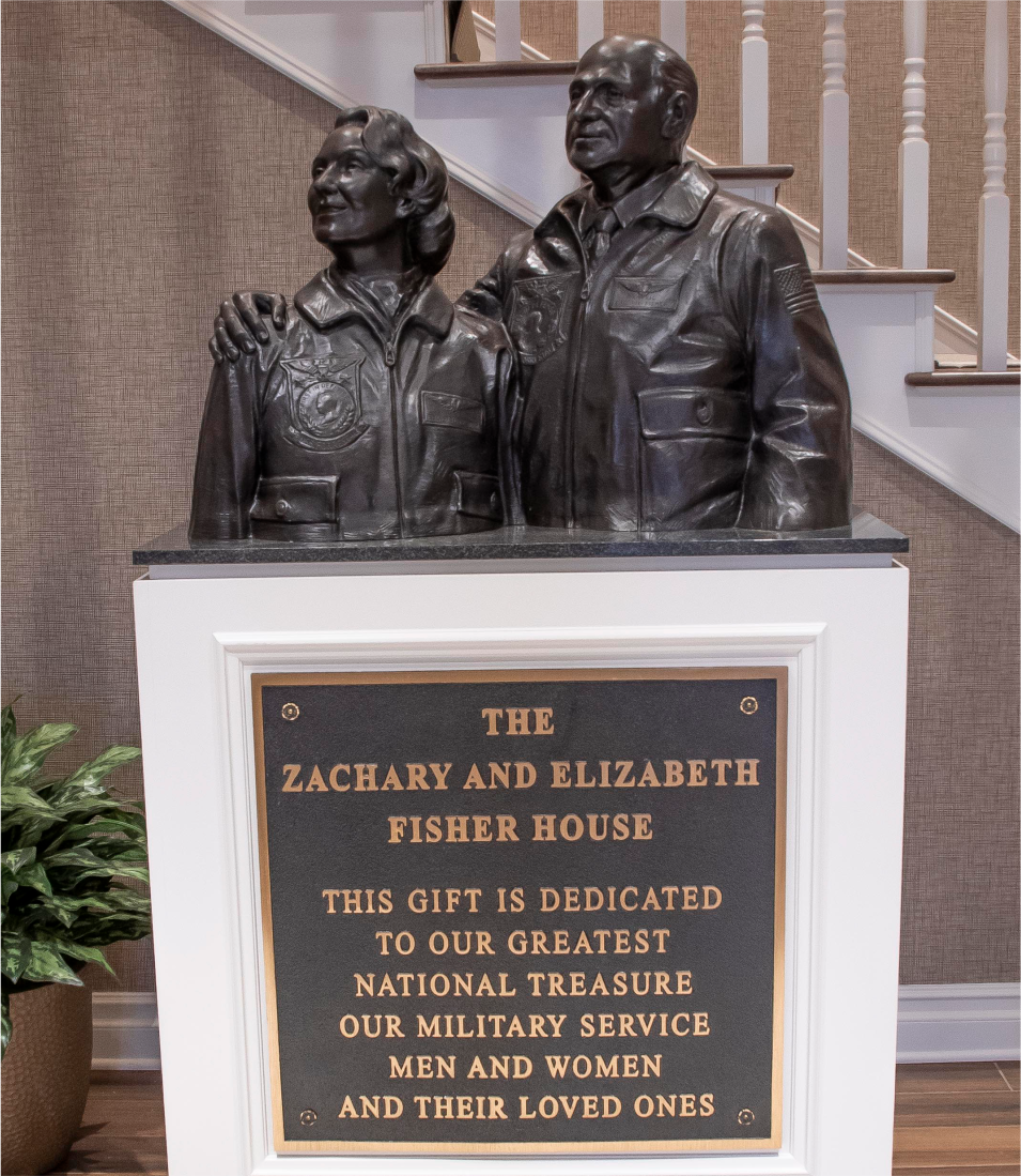 Zachary and Elizabeth Fisher House Bust